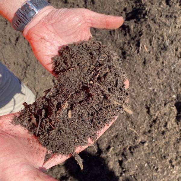 compost from commercial composter